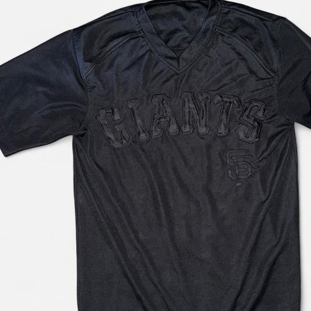 Stitches Men's Black and Grey Jersey